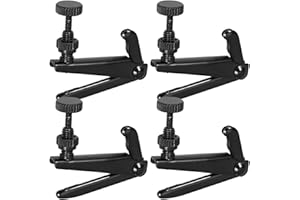 SEWCHICS 4Pcs Brass Violin Fine Tuners for 3/4-4/4 Violins String Adjusters Accessories