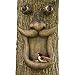 Bits and Pieces - Tree Face Birdfeeder - Outdoor Tree Hugger Sculpture - Whimsical Garden Decoration and Wild Birdfeeder