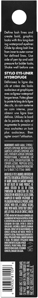 e.l.f. Intense H20 Proof Eyeliner Pen Black 0.7 ml Waterproof view 7