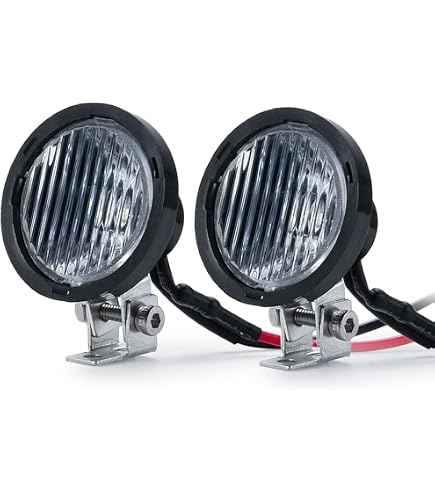 Kit LED Spotlights Pour RC Crawler 1/10 – Axial G157, Super Brillant, Tension 3-15V, Montage Métal