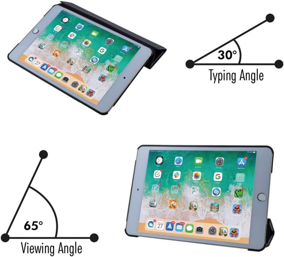COOVY® Ultra Slim Cover for Apple iPad mini 5 (Model 2019) Smart Protective Cover Case Cover with Standing function and Auto Sleep/Wake up I black - Image 3