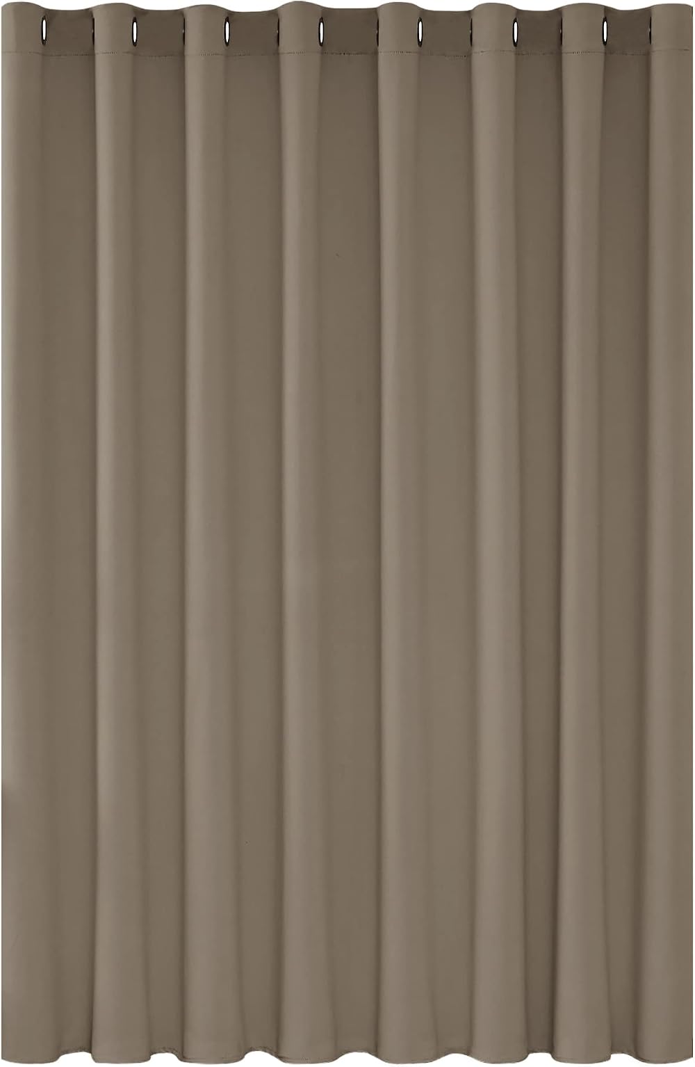 Deconovo Eyelet Blackout Thermal Curtain Taupe 100 x 95 Inch 1 Panel