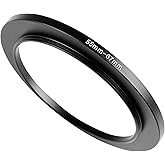 55mm to 67mm Step-up Adapter Rings,Black,Step Up Ring,Step-Down Rings Filter Ring Adapter,for All Brands of DSLR Camera Lens 