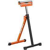 Klein Tools 66013 Roller Stand, 200-Pound Load Capacity, Adjustable Height with Guide Wings, Easy Assembly and Fold Flat Design