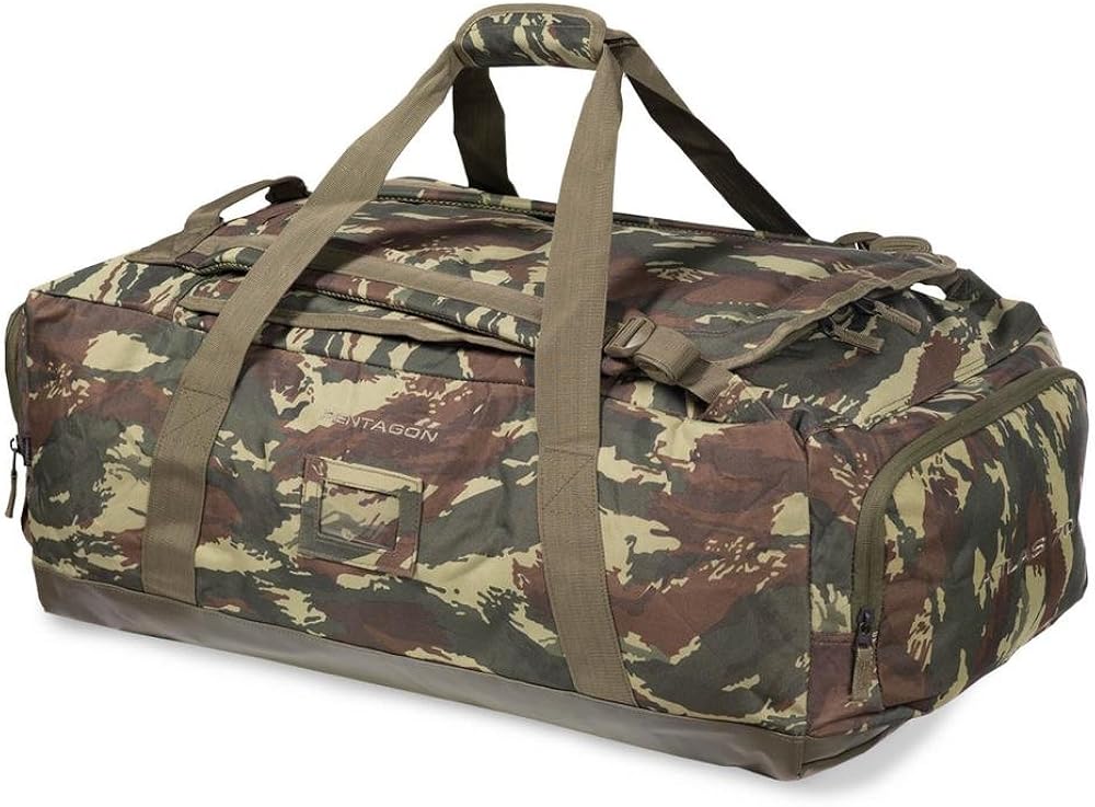 Borsone Palestra Uomo 40 Litri Tattico - Borsa Viaggio Con Scomparto Scarpe, Impermeabile, Multiuso - Foto 8