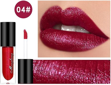 Moonuy Nouveau Rouge à Lèvres Longue Durée Imperméable à Leau Mat Liquide Lip Gloss Lip Liner Cosmétiques Glossy Lipstick Rouge à Lèvres Matte Silky