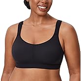 AISILIN Women's Wireless Plus Size Bra Comfort Full Coverage Lightly Lined No Underwire Smooth Scoop Neck