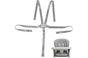 UXIETIN High Chair Straps Replacement Compatible with Graco,5 Points Highchair Replacement Straps Compatible with Graco,High Chair Straps Compatible with Graco