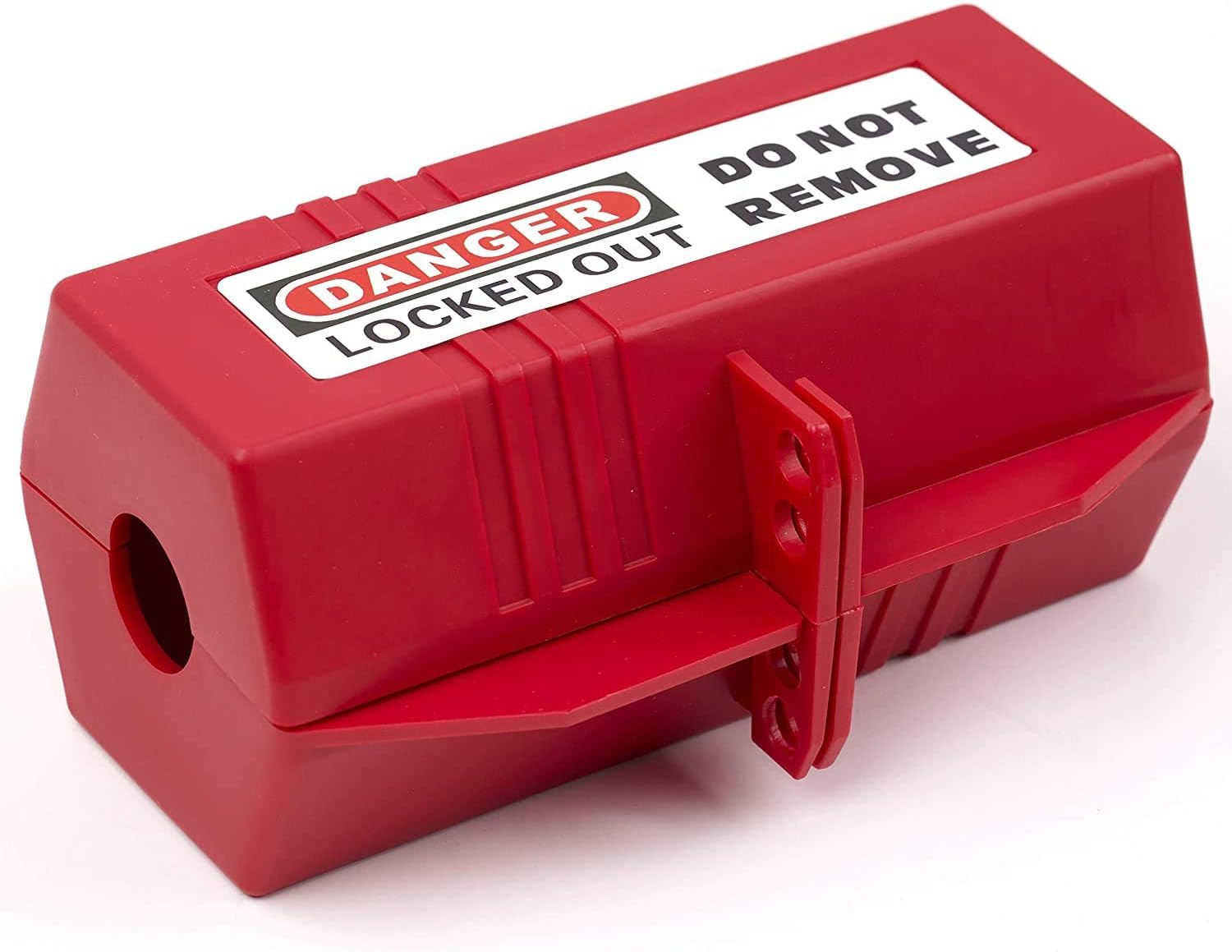 POFET Red Plug Lockout Tagout 83x83x178mm/3.2×3.2x7inch Plug Lockout ...