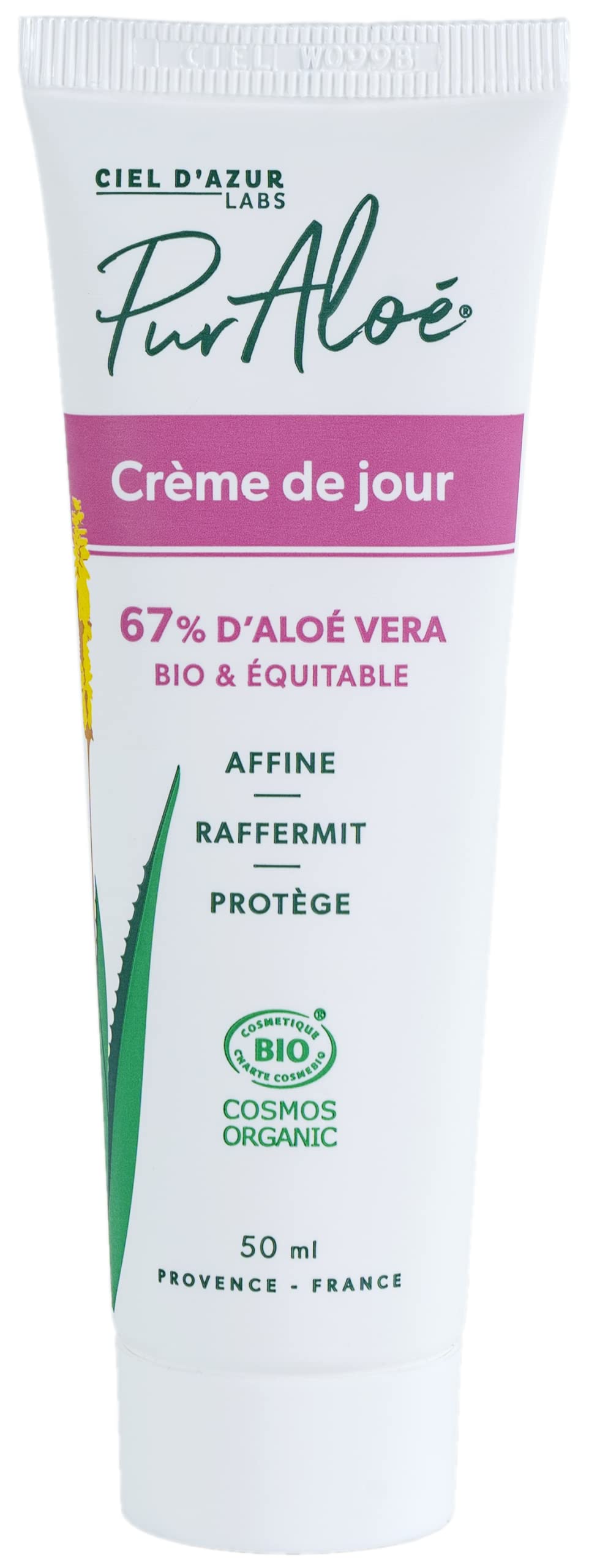 Pur Aloe Day Cream with Aloe Vera 67% Organic 50 ml