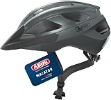 ABUS Macator Road Bike Helmet Unisex Adjustable Visor Braided Hair Friendly view 1