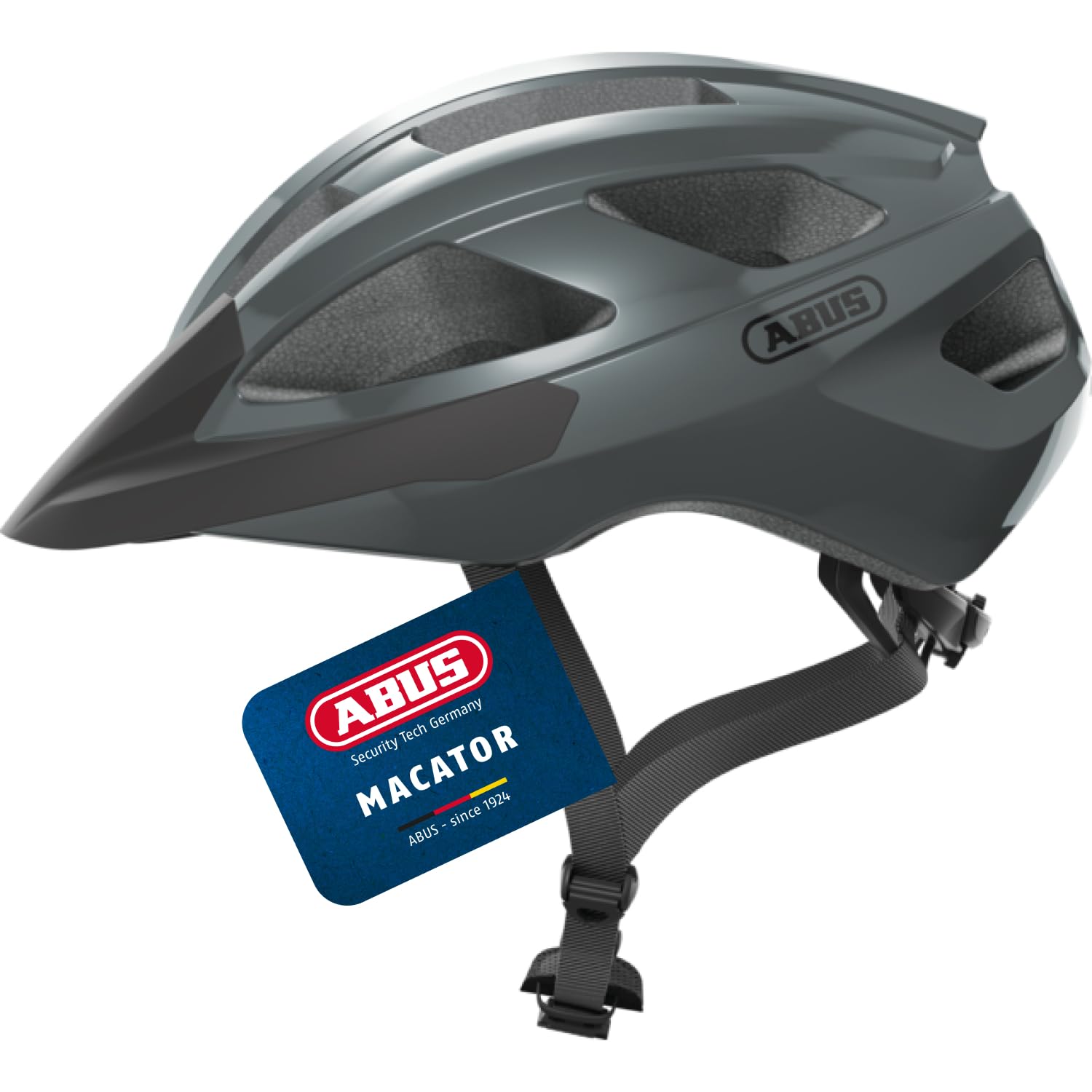 ABUS Macator road bike helmet - sporty bike helmet for beginners - also for pigtail wearers - for men and women