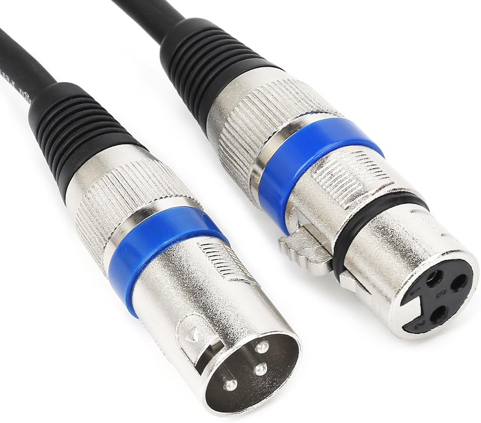 Professional 0.5m (19.5 inch) 3-Pin XLR Balanced Audio Cable Male to 3-Pin XLR Female Microphone Cable Connector(XLR-M TO XLR-F)