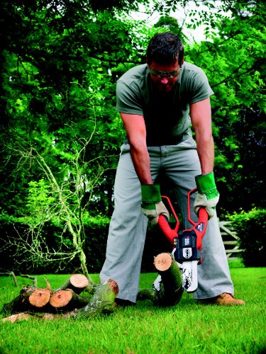 Black+Decker Elektro-Astschere Alligator (550W, 10 cm Schwertlänge, Sicherheits-Zweihandgriff, Klemmbackensystem) GK1000 – Bild 4