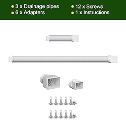 Ogutter Rain Gutter Downspout Extensions, Downspout