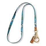 MNGARISTA Neck Lanyard for Keys, Floral Key Lanyard