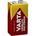 VARTA Max Tech 9V 6LR61 Alkaline Battery (E-Block, PP3, MN1604, Transistor)