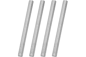 MECCANIXITY 4Pack M6x70mm Fully Threaded Rod, 316 Stainless Steel Right Hand All Thread Screw Studs for Furniture Assembly Fa
