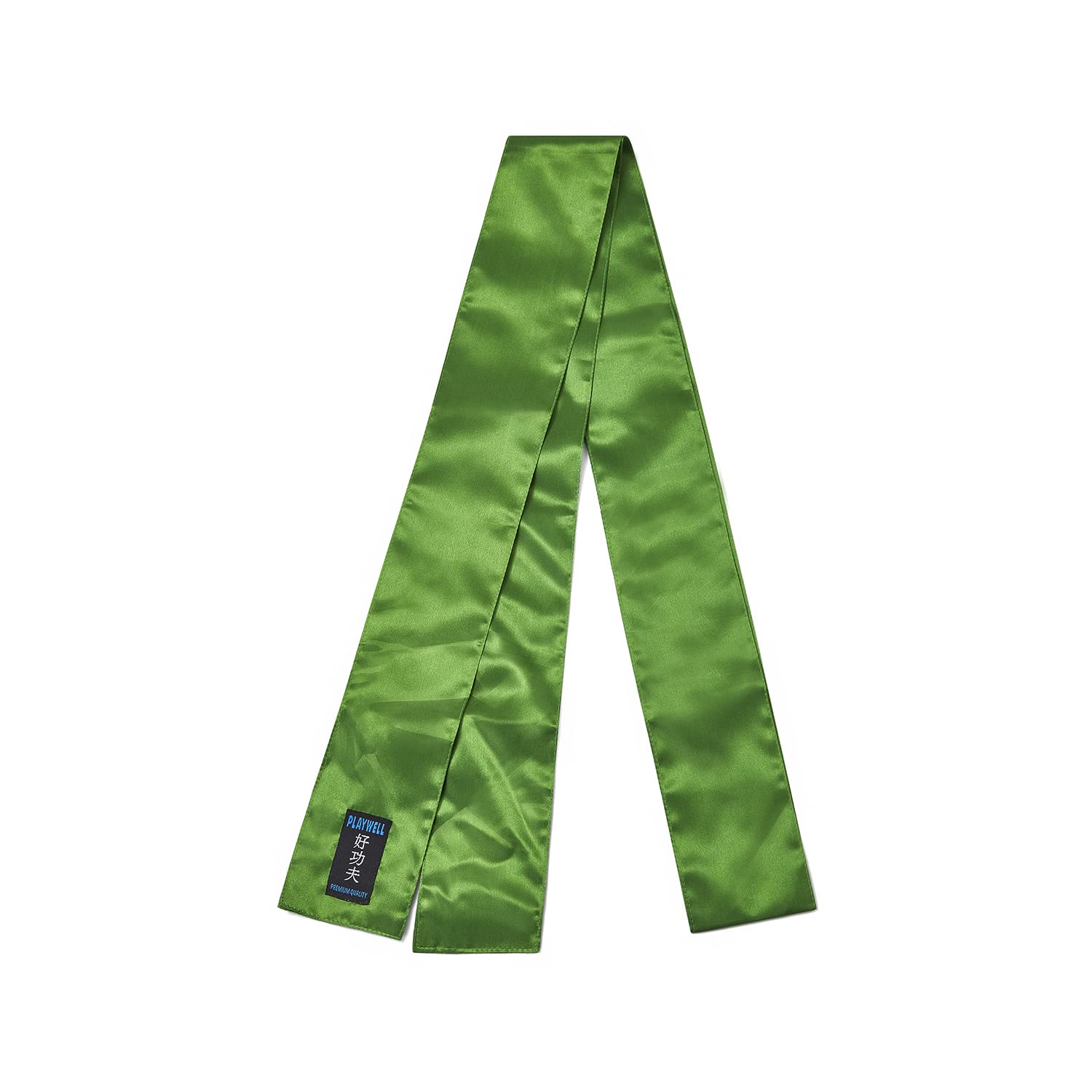 Playwell Martial Arts Grading Satin Kung Fu Sash - Green