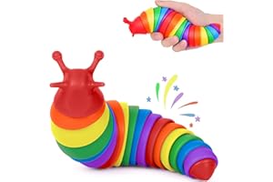 IFiwin Fidget Slug, Sensory Slug Fidget Toys for Autistic Kids & Adults,Clearance of Sales Today Deals Prime, Exercise Wrist & Stress Relief, ADHD Toys