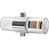 Filtered Shower Head for Hard Water, 20 Stage High Pressure Shower Filter | Water Softener Shower Head Filter with High Output, Easy Installation, Chrome