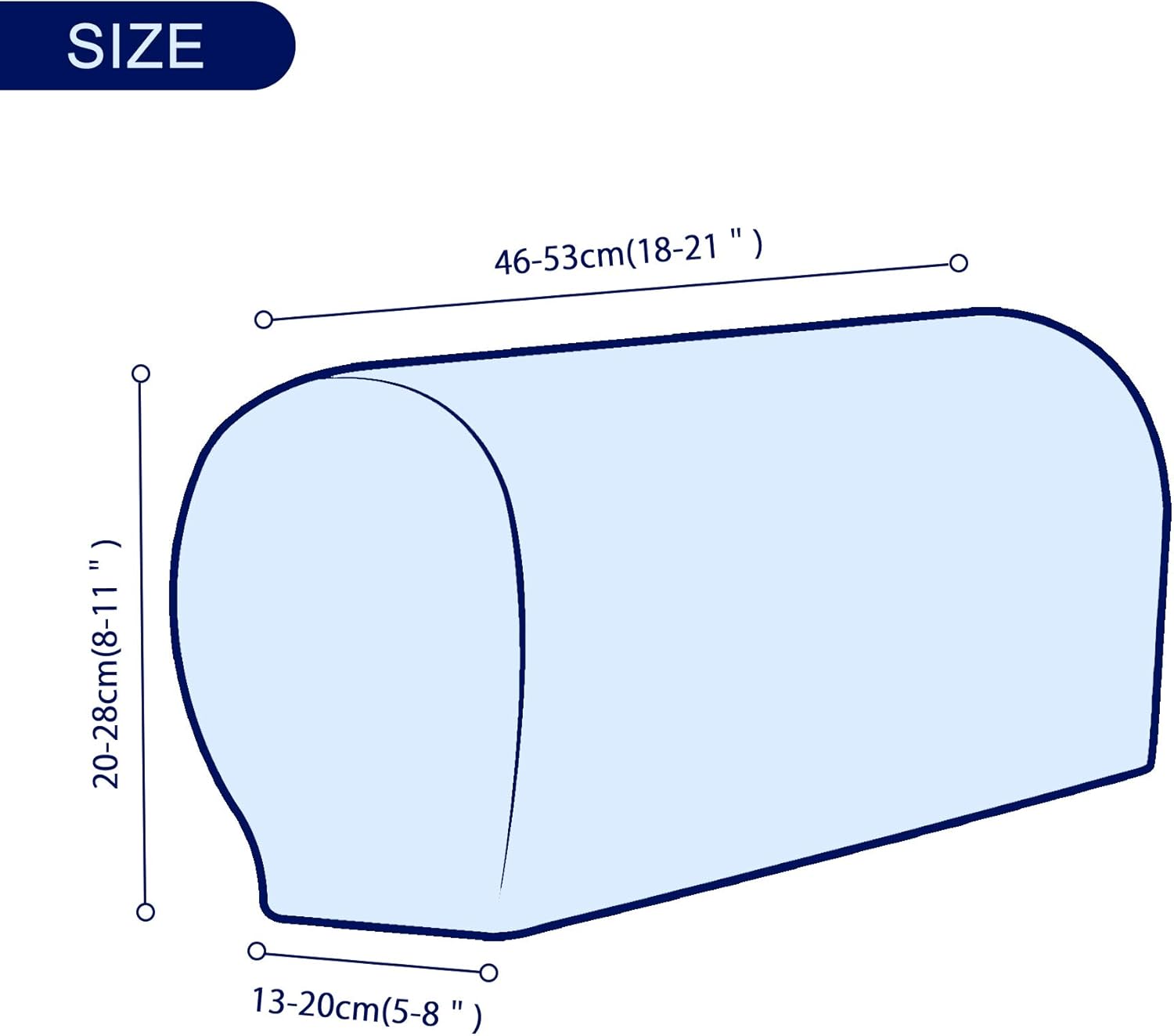 subrtex Spandex Stretch Velvet Armrest Covers Anti-Slip Furniture Protector Armchair Slipcovers for Sofa with Free Fixing Tools Twist Pins: Kitchen & Dining