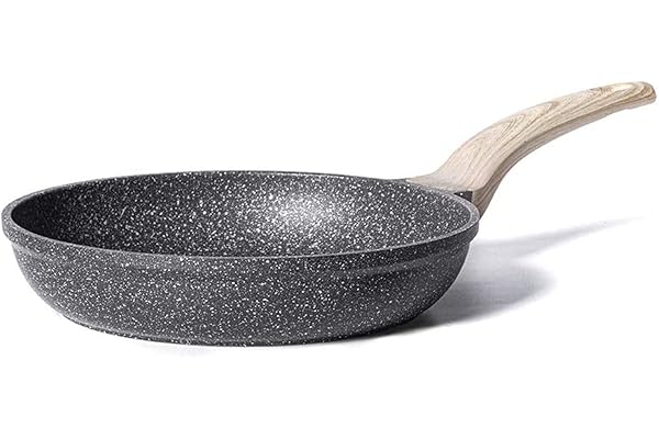 CAROTE Nonstick Frying Pan Skillet,Non Stick Granite Fry Pan Egg Pan Omelet Pans, Stone Cookware Chef's Pan, PFOA Free,Induct