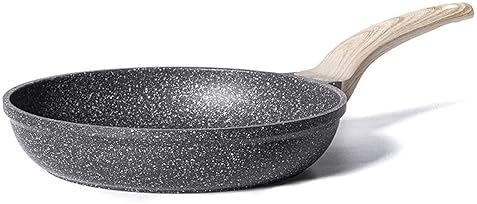 Home & Kitchen - CAROTE Nonstick Frying Pan Skillet,Non Stick Granite Fry Pan Egg Pan Omelet Pans, Stone Cookware Chef's Pan, PFOA Free,Induction Compatible(Classic Granite, 8-Inch)