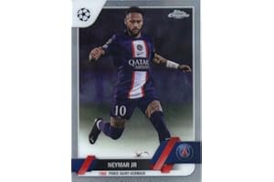 GENERIC 2022-23 TOPPS CHROME UEFA CLUB COMPETITIONS #10 NEYMAR JR PARIS SAINT-GERMAIN SOCCER OFFICIAL TRADING CARD OF SOCCER