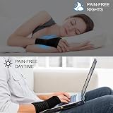 ACWOO Wrist Brace 2 Pack Elastic Support with Adjustable Strap Black view 7