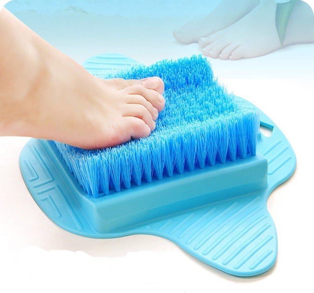 Shopo's Bathroom Foot Brush Dead Skin Remover Scrubber Feet Massage Cleaner Callus Exfoliating Sucker Shower Spa