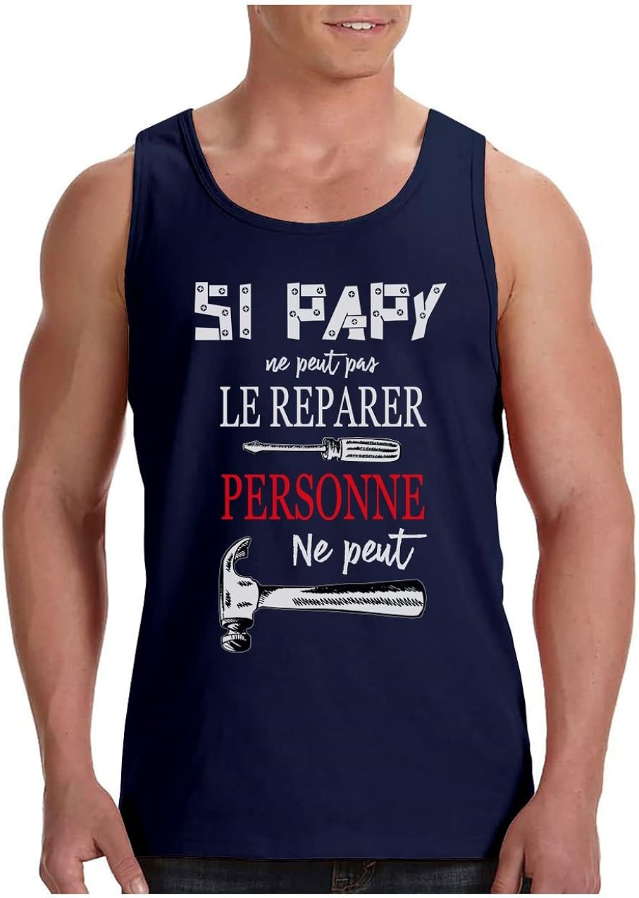 Green Turtle T Shirts Papy Peut Tout Reparer Cadeau Pour Bricoleur Grand Pere Humour Debardeur Homme Homme T Shirts Polos Et Chemises Dwteam In