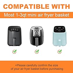 SIUDANGKA Air Fryer Silicone Liners for 2 to 3 Qt