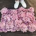 PARTY JOY Artificial Silk Hydrangea Flower Heads Fabric Floral DIY For Wedding Home Flower Wall Decor,Pack of 10 (Vintage Pink)