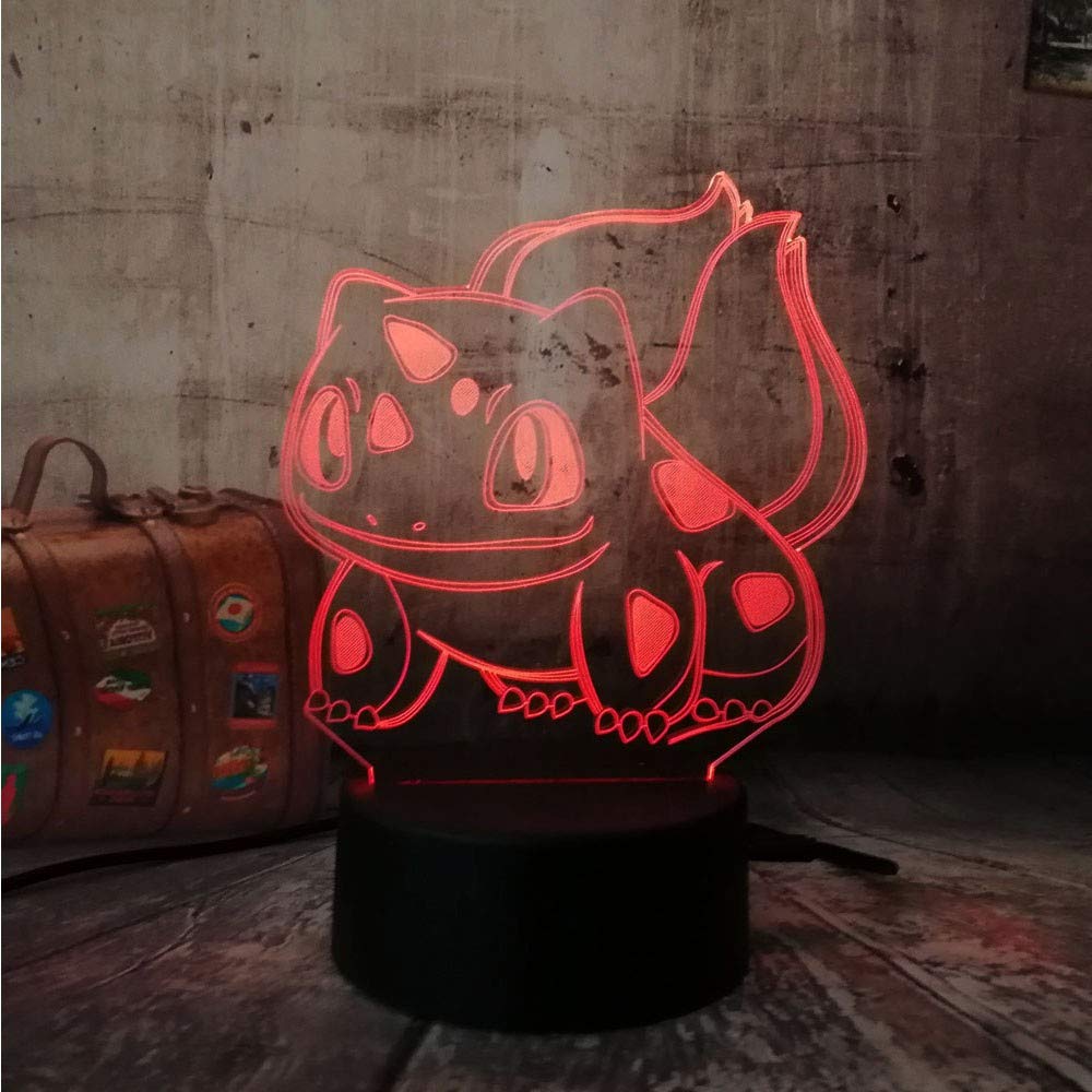 時間指定不可 かわいいアニメキャラクターフィギュア ポケモンフシギダネ ナイトライト テーブルランプ リモートusbタッチ カラフルグラデーション 子供 クリスマスギフト 9dsfh498 229shfdg 2パック B07q2ffqhg 送料無料 Automovilesvip Com