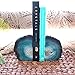 Teal Agate Bookend Pair - 1 to 3 lb - Geode Bookend with Rock Paradise Exclusive COA