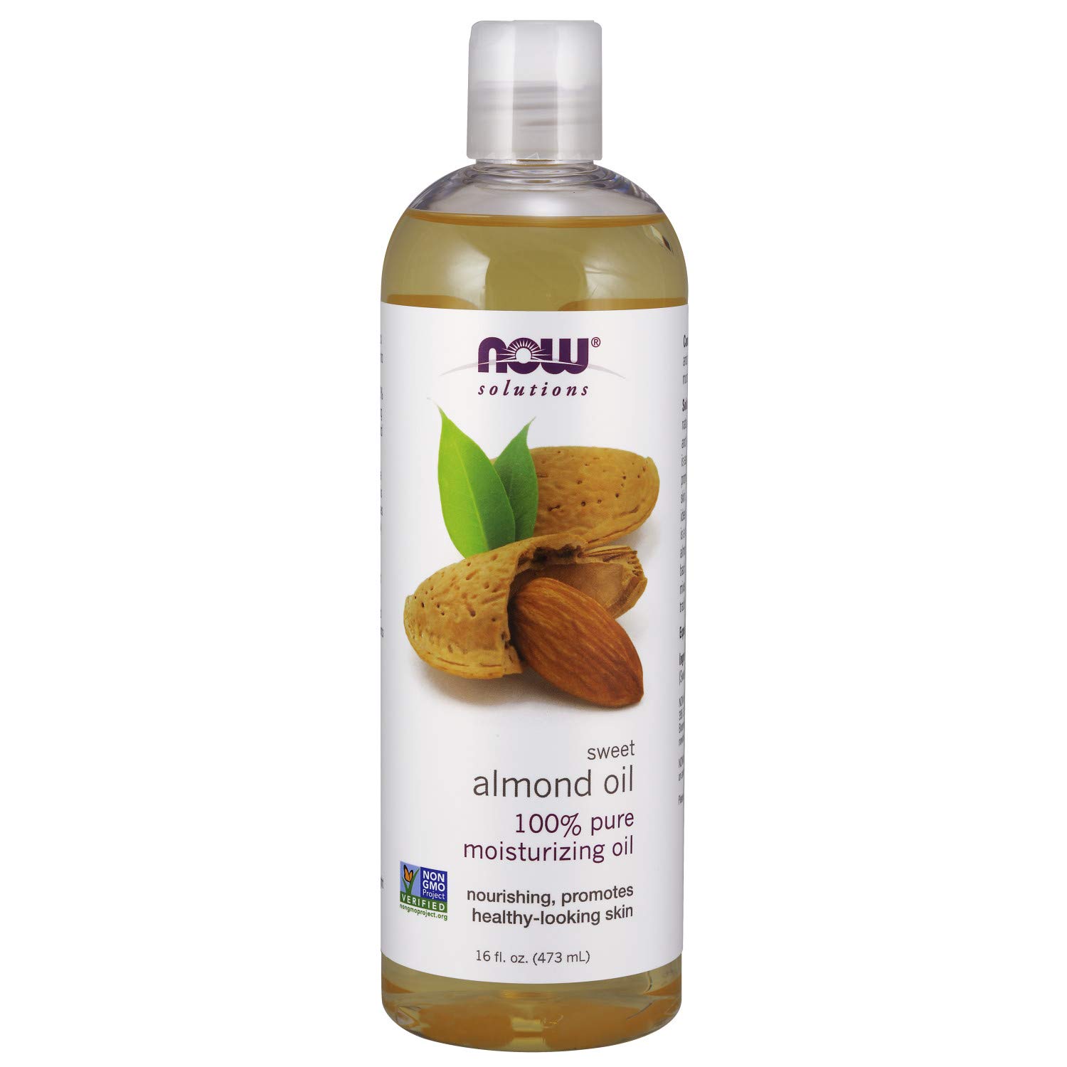NOW Solutions, Sweet Almond Oil, 100 Pure Moisturizing Oil, Promotes