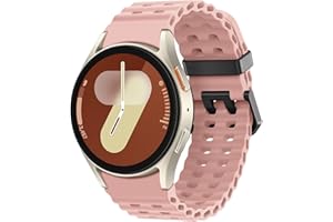 Marine Band for Galaxy Watch 7 40mm 44mm Men Women,No Gap Soft Silicone Sport Band for Samsung Watch 7 6 5 4 40mm 44mm/6 Clas