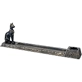 Egyptian Bastet Incense Holder Egypt Cat Aroma Scent Collectible