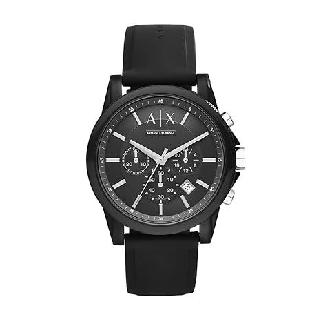 Analog Black Dial Unisex Watch - AX1326