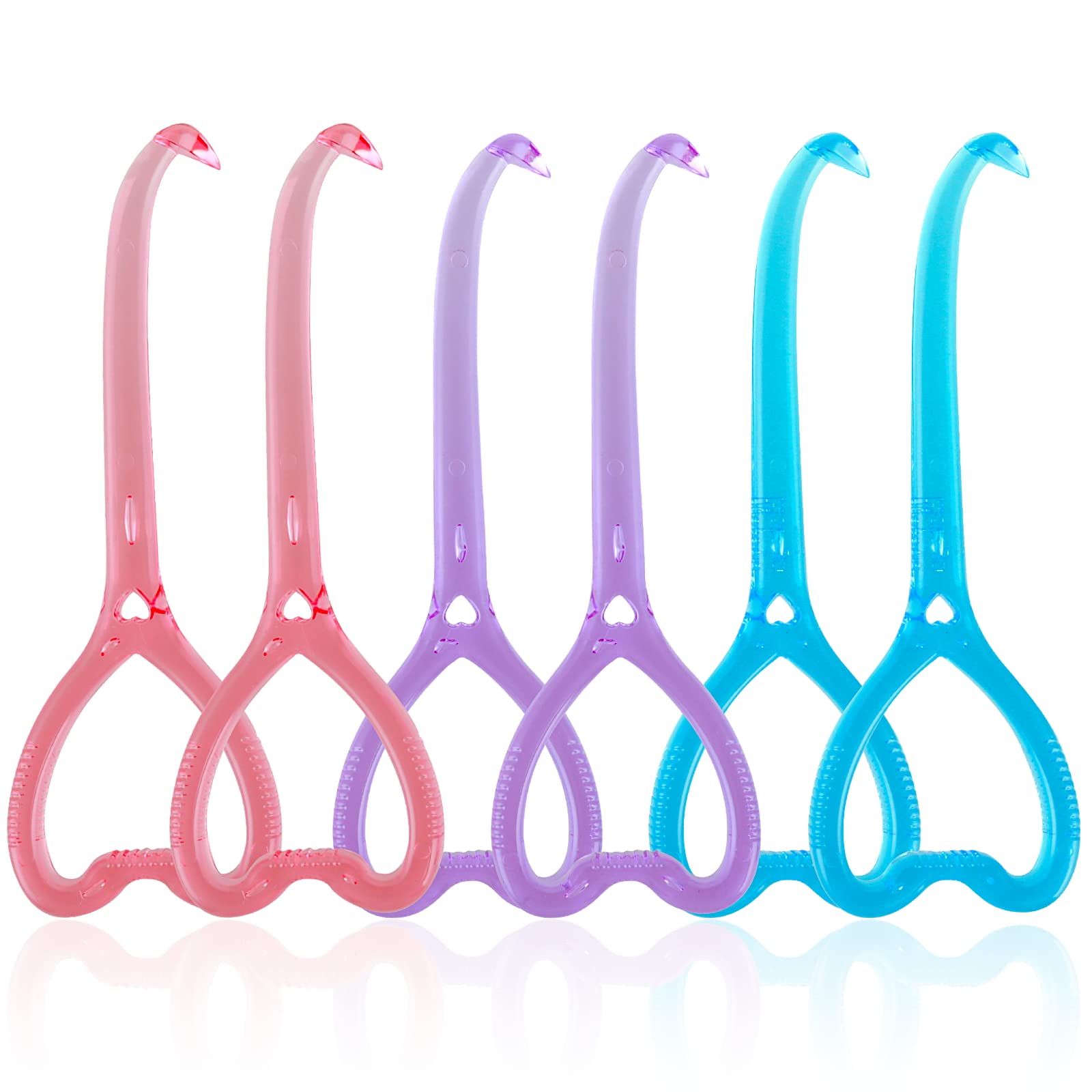 Photo 1 of TIESOME 6Pcs Invisible Tooth Aligner Removal Tool, Removal Aligner Tool Kits Chewies and Removal Aligner Tooth Hook Oral Corrector Retainer for Invisible Braces Tooth Oral Care (Transparent Heart)