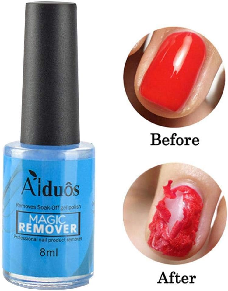 Dewdropy Magic Remove UV Gel Nail Polish Magic Remover Soak Off Nail Art Primer Acrylic Clean Nail Art Soak Off Remover Gel Polish Acrylic Removal