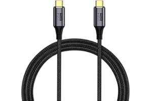 Thunderbolt 4 USB C Cable（1.2M），APEXSUN USB C to USB C Cable Support Thunderbolt 4/3,USB4,100W Charging,8K Video,40Gbps Data 