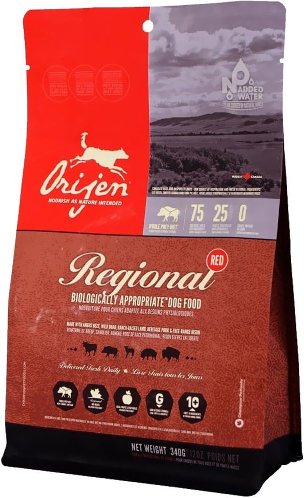 orijen regional red dog food 25 lb