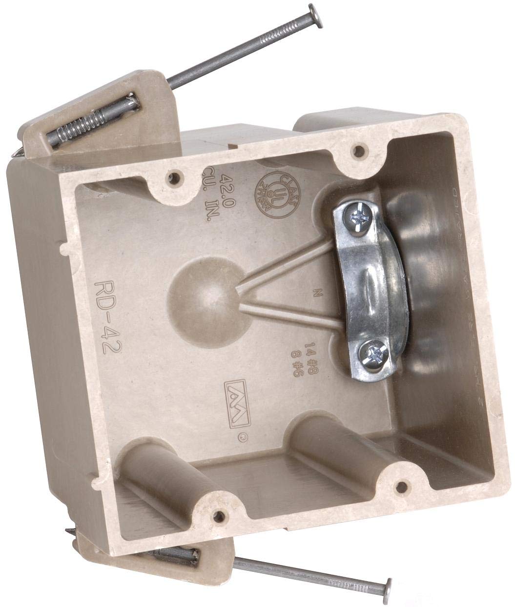 Allied Moulded RD42 Range/Dryer Box, 2Gang, Depth 33/4", Non