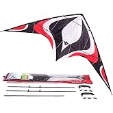 Babyeden Large Dual Line Stunt Kite, 84 Inch Wide Entry-Level Sport Kite for Adults and Teenagers