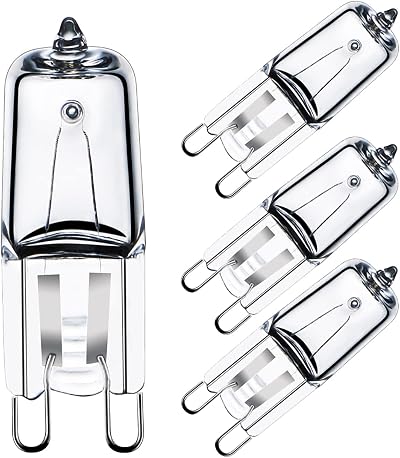 GMY G9 Halogen Oven Bulb 25W 230V 300C 4 Pack Neff Smeg Bosch Zanussi
