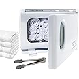 JXSDLIY Hot Towel Warmer for Salon Beauty Bathroom Hot Towel Cabinet 2-in-1 Personal 8L Small Capacity owel Warmers Spa, Upgrade Fast Heating Towel Heater Towel Steamer (8L, White)…