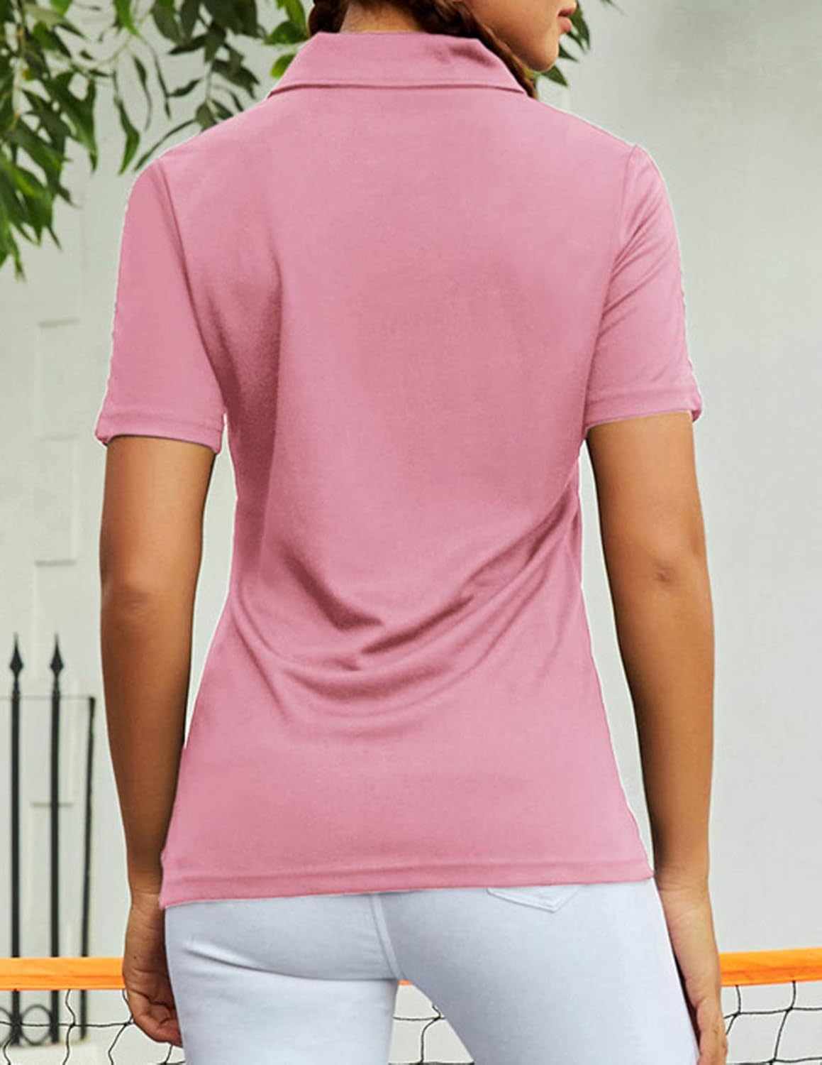 JACK SMITH Women Short Sleeve Moisture Wicking Sport Golf Polo Shirt Tops at  Women’s Clothing store