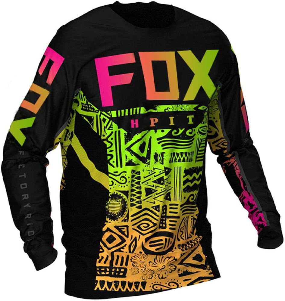 Men jersey DH motocross jersey Off Road Mountain Bike downhill Jersey